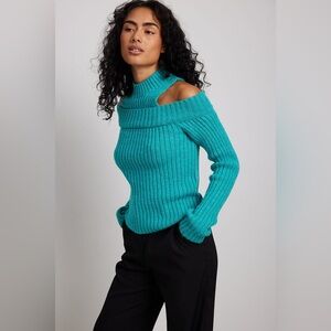 NA-KD Two-In-One Rib Knitted Sweater